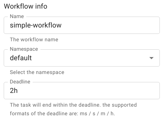 Workflow Info